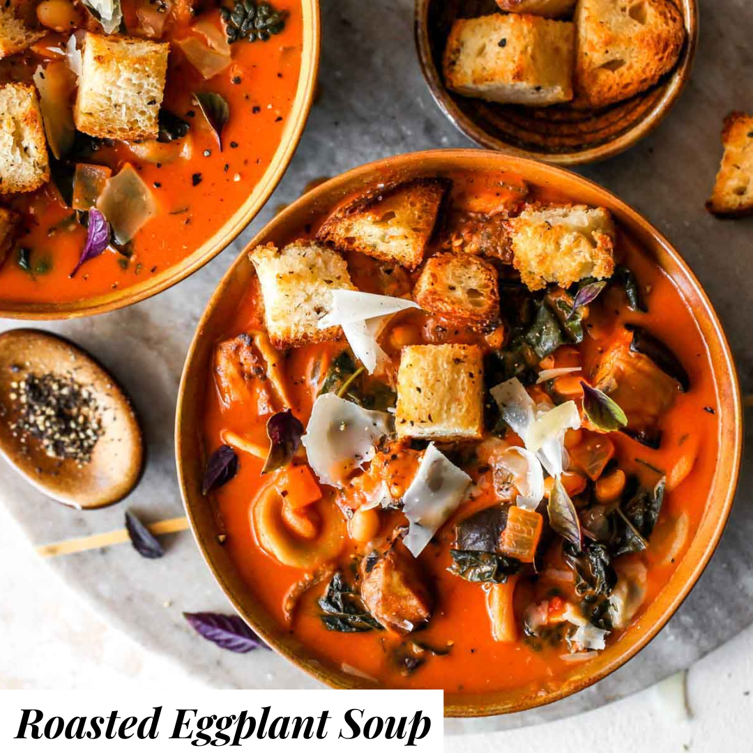 Roasted Eggplant Soup Roasted Eggplant Soup