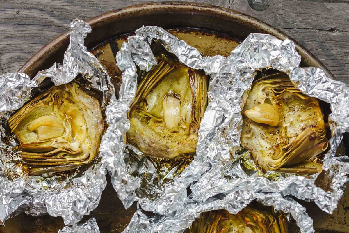 Easy Baked Artichoke Food Garden   Roasted Artichoke Recipe 1200x800 