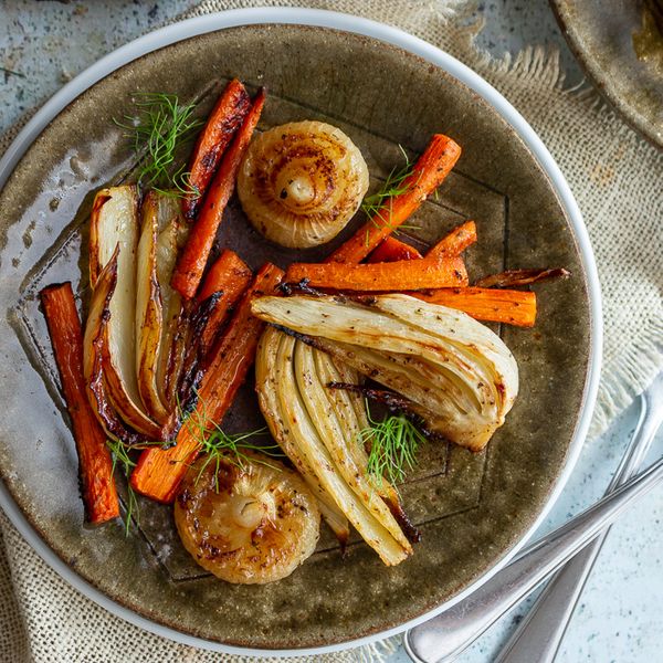 Balsamic Roasted Fennel and Carrot
