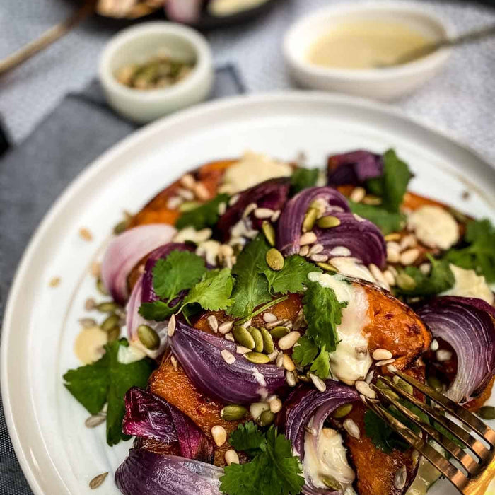 Roasted Spiced Pumpkin Salad