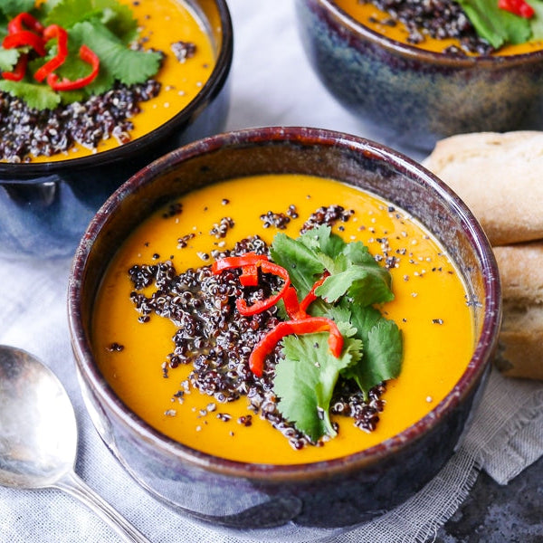 Spiced Sweet Potato and Capsicum Soup