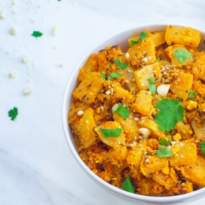 Kohlrabi Curry (Knol Khol Curry)