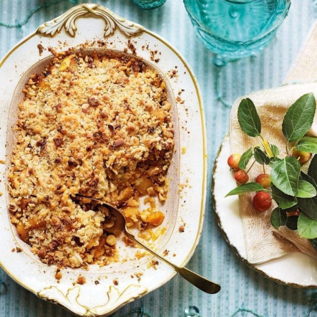 Pumpkin and Swede Crumble