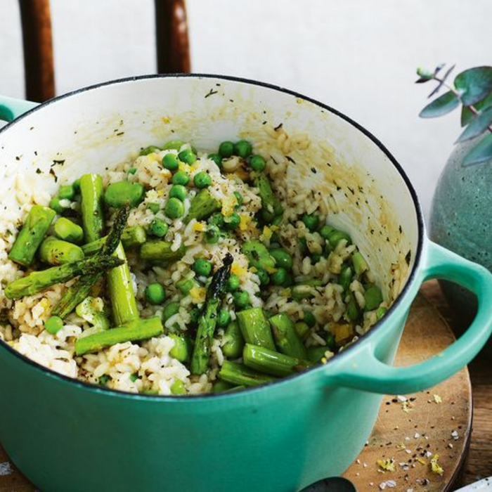 Asparagus and Broad Bean Risotto