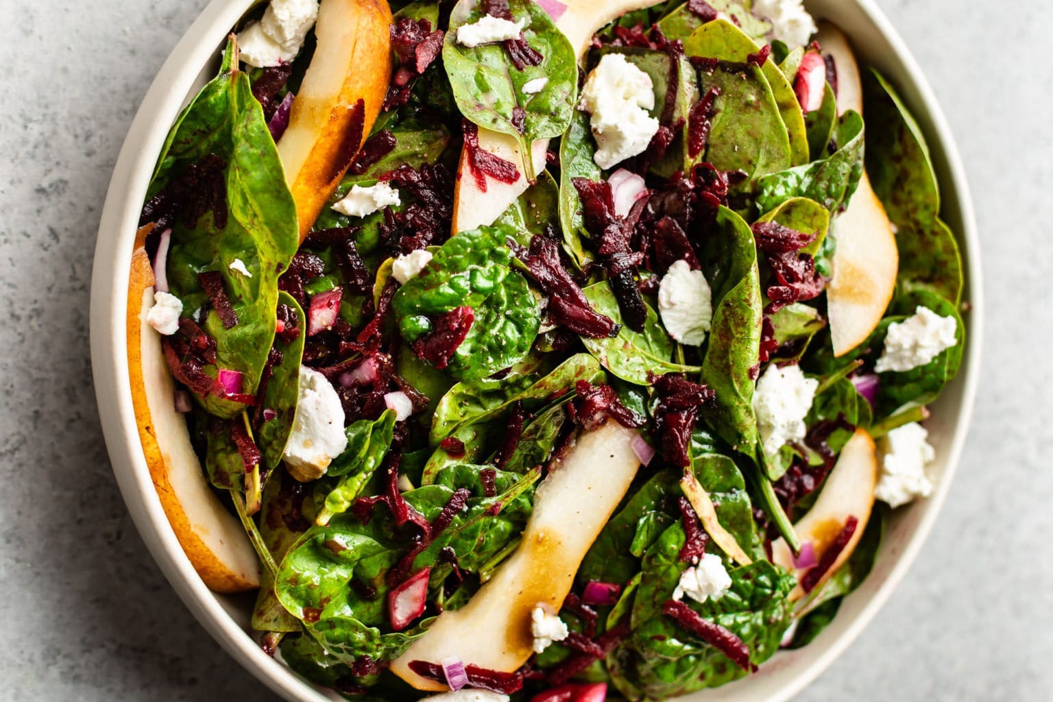 Beet and Spinach Salad