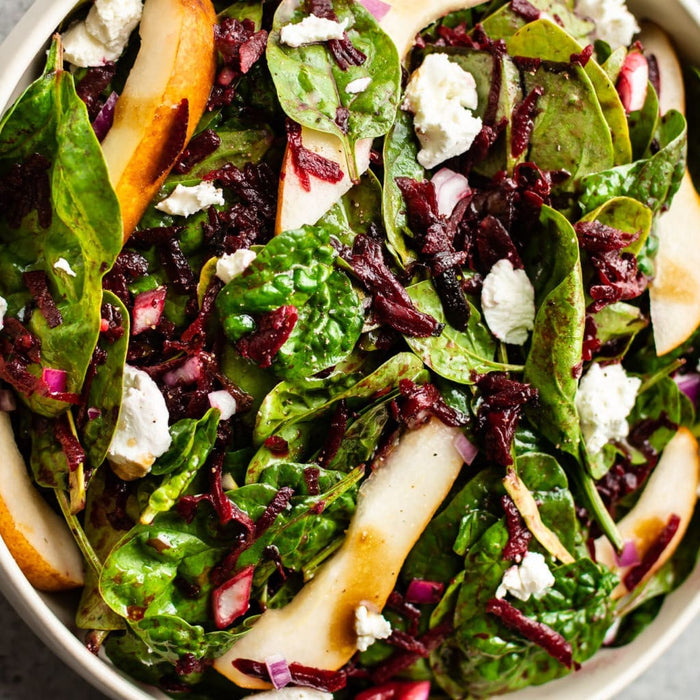 Beet and Spinach Salad