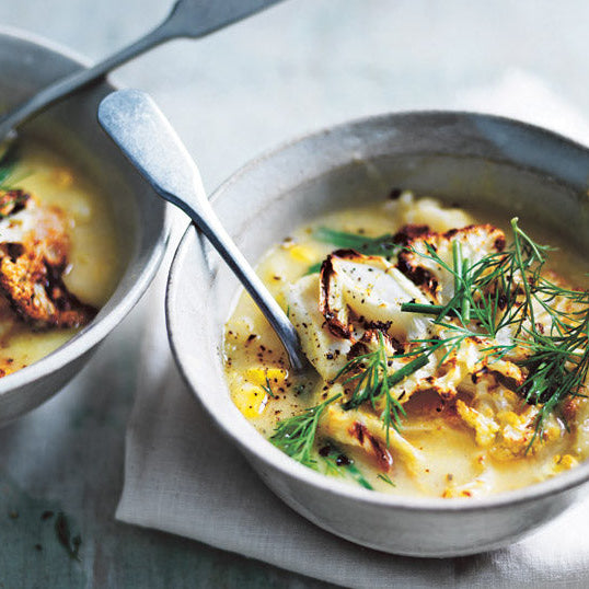 Cauliflower and Corn Chowder