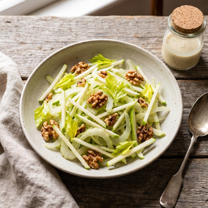 Celery, Apple and Walnut Slaw