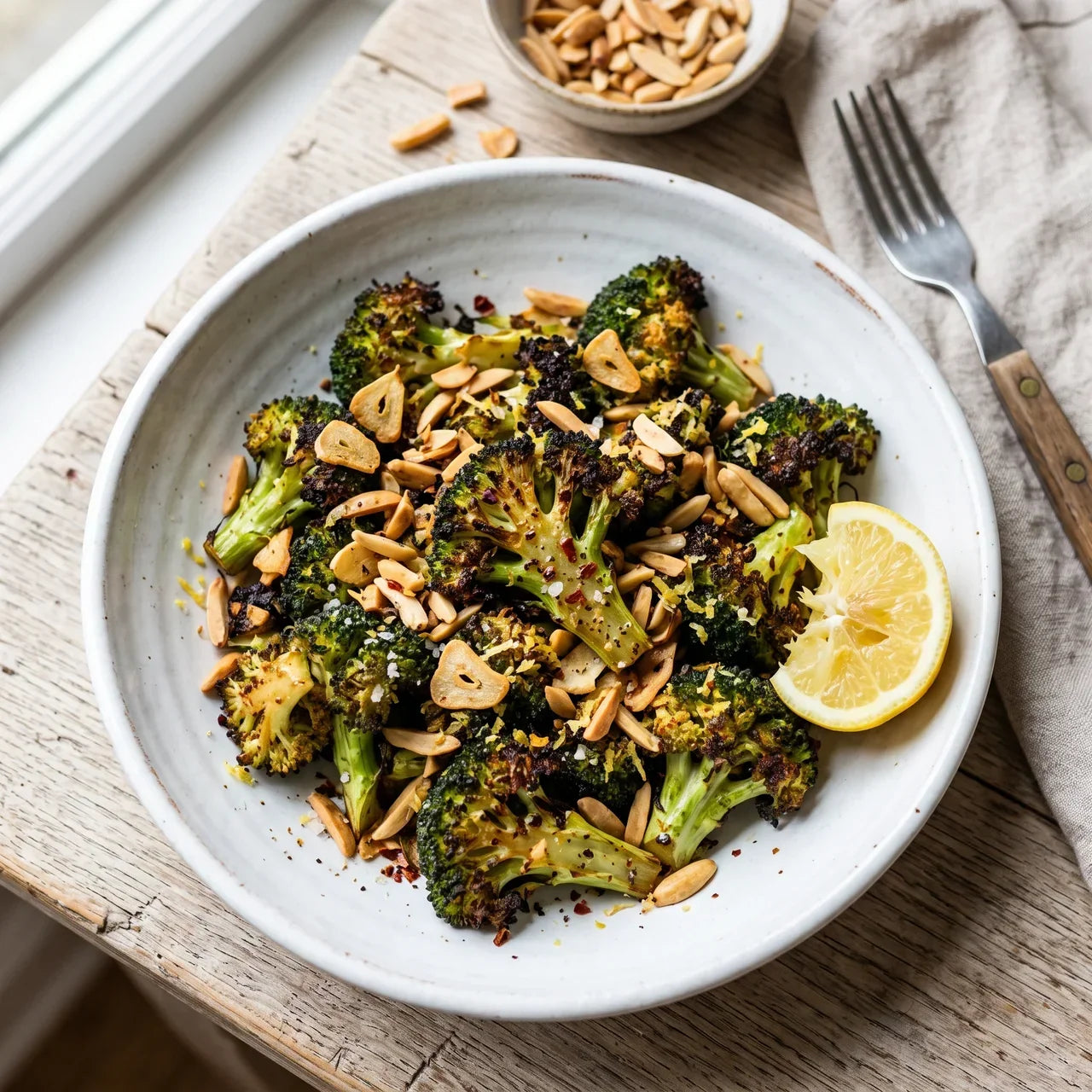 Lemony Charred Broccoli