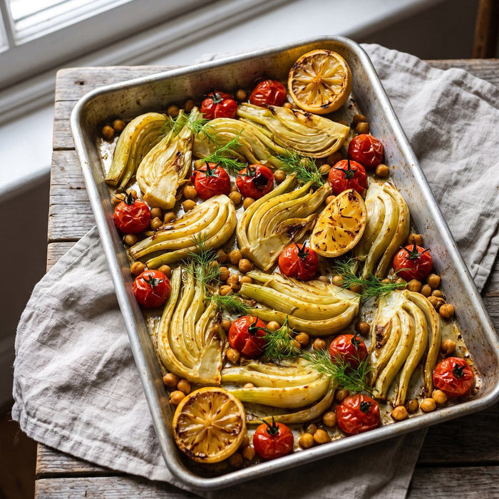 Roast Fennel and Chickpeas