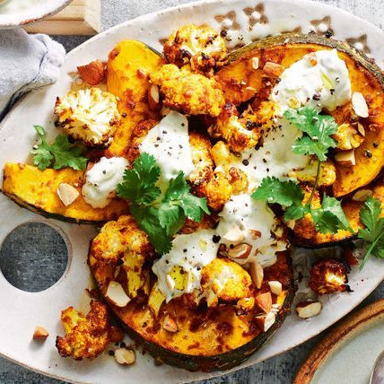 Korma Roasted Pumpkin and Cauliflower