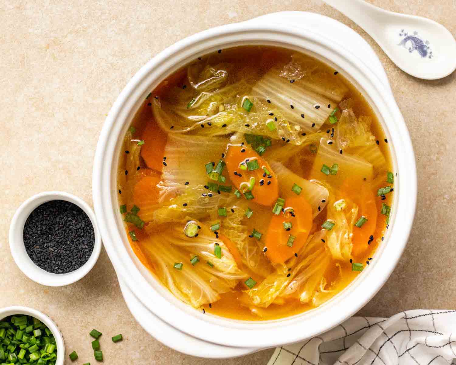 Chinese Napa Cabbage (Wombok) Soup