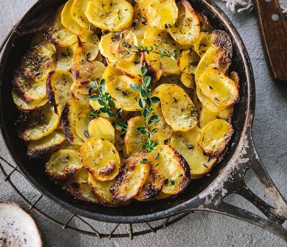 Crispy Potato Torte