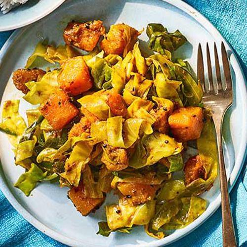 Pumpkin & Cabbage Sabzi