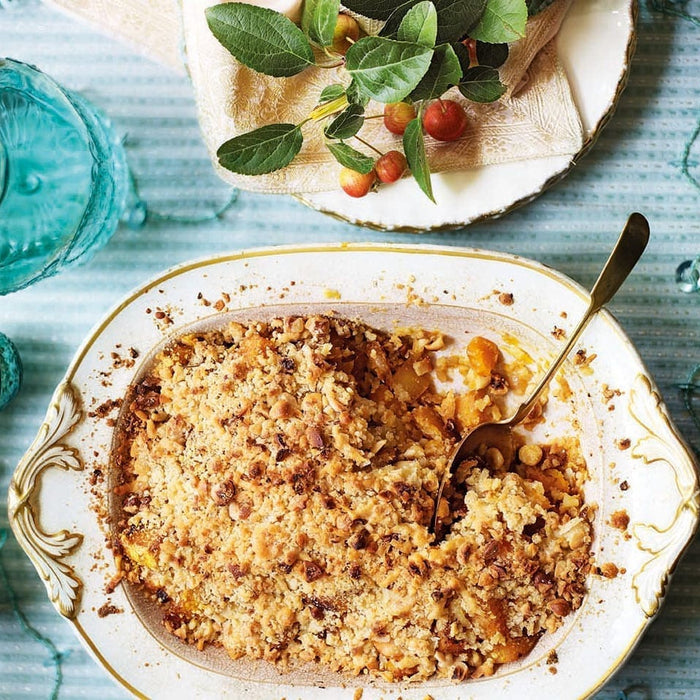 Pumpkin and Swede Crumble