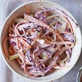 Tangy cabbage slaw