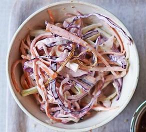 Tangy cabbage slaw