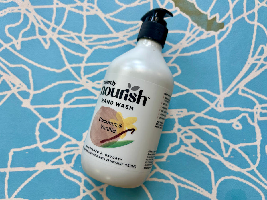 Hand Wash Coconut & Vanilla, Nourish (450ml)