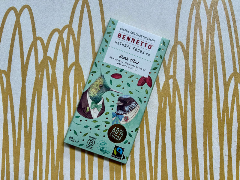 Bennetto Mint, 60% Dark Chocolate (80g)