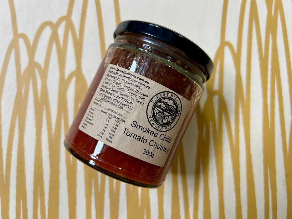 Smoked Chilli Tomato Chutney, Forest Hill Farm (300g)