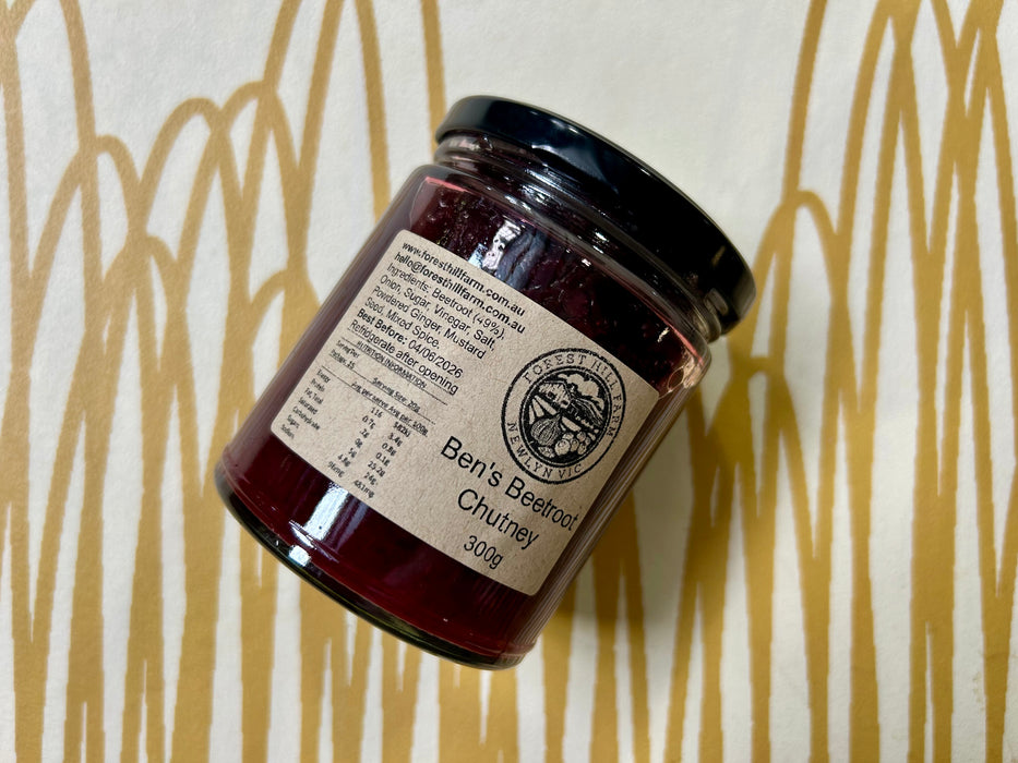 Ben's Beetroot Chutmey, Forest Hill Farm (300g)