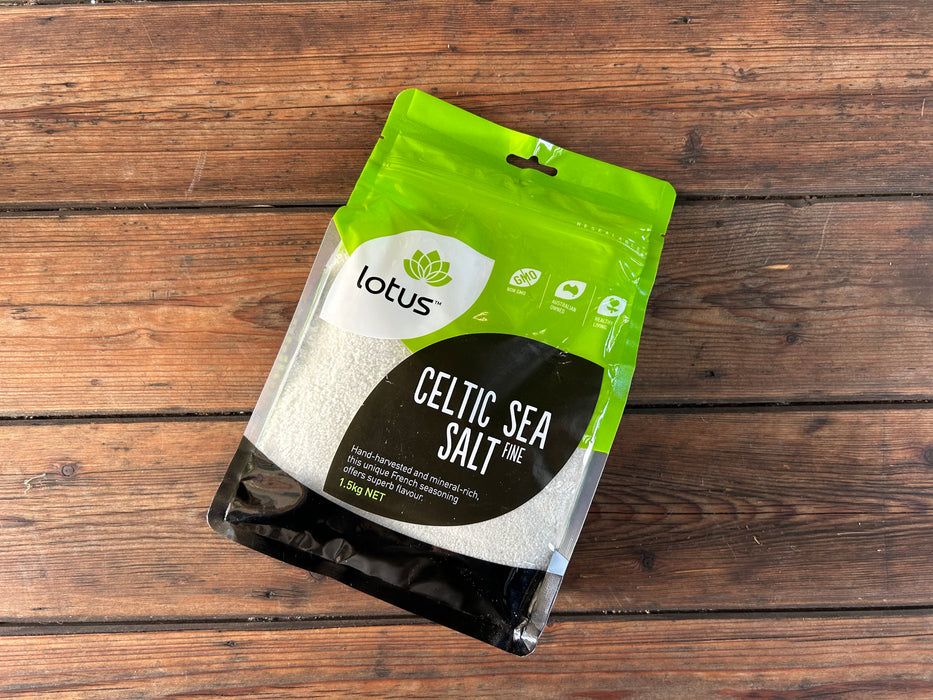 Celtic Sea Salt Fine Grain, Lotus (1kg)