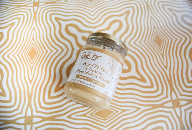 Macadamia Butter Roasted Crunchy, Hand n Hoe (225g)