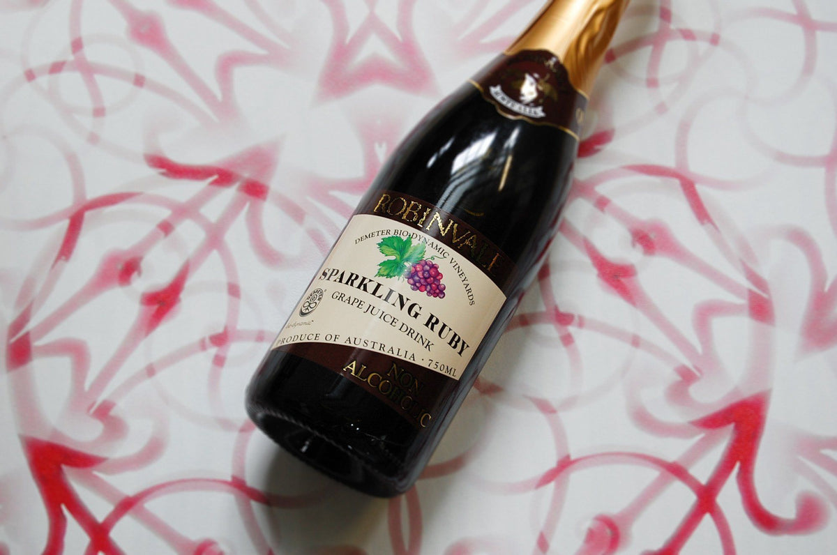 Sparkling Ruby Grape Juice, Robinva | Organic Beverages — Food Garden