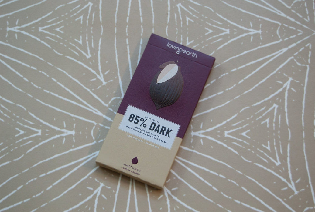 Loving Earth 85% Dark Chocolate (80g)