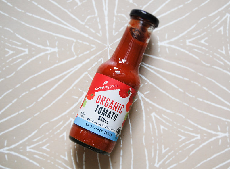 Organic tomato sauce ketchup, Ceres natural sweetened condiment 290ml – Food Garden