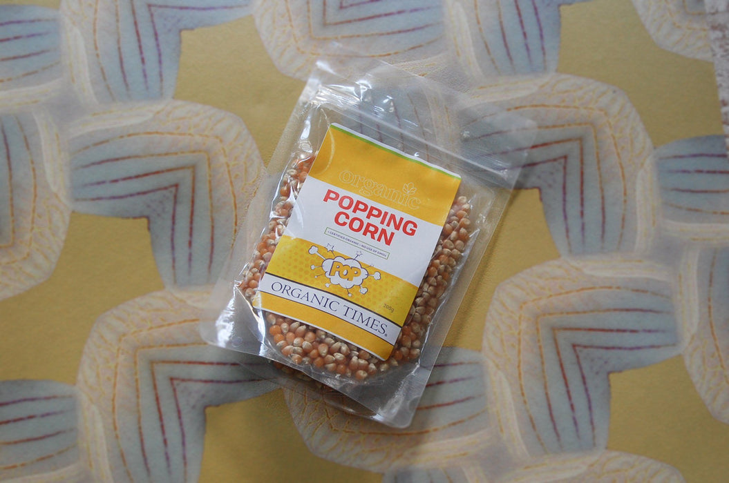 Popping Corn Popcorn, Organic Times (200g)