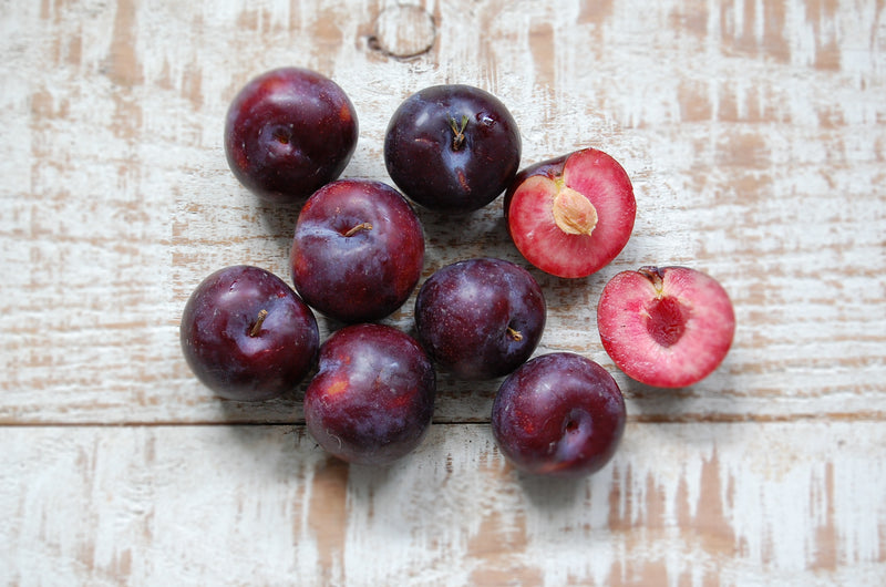 Red Candy plums, 300g – fresh biodynamic sweet seasonal plums | Food Garden