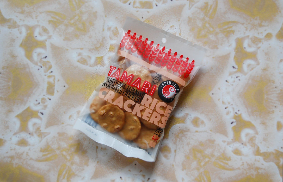 Brown Rice Crackers Tamari, Spiral (65g)