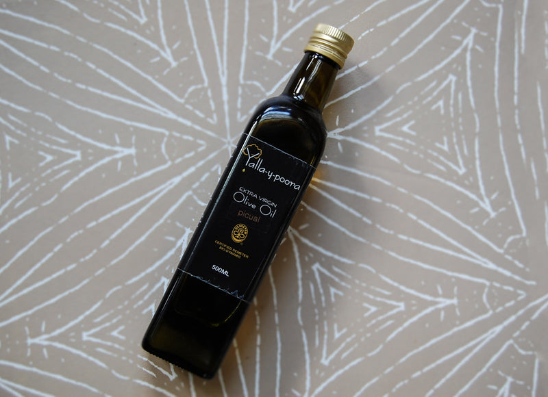Australian extra virgin Picual olive oil, Yalla Poora cold-pressed 500ml | Food Garden