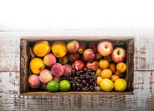 Small seasonal juice box, organic mixed produce for home juicing | Food Garden
